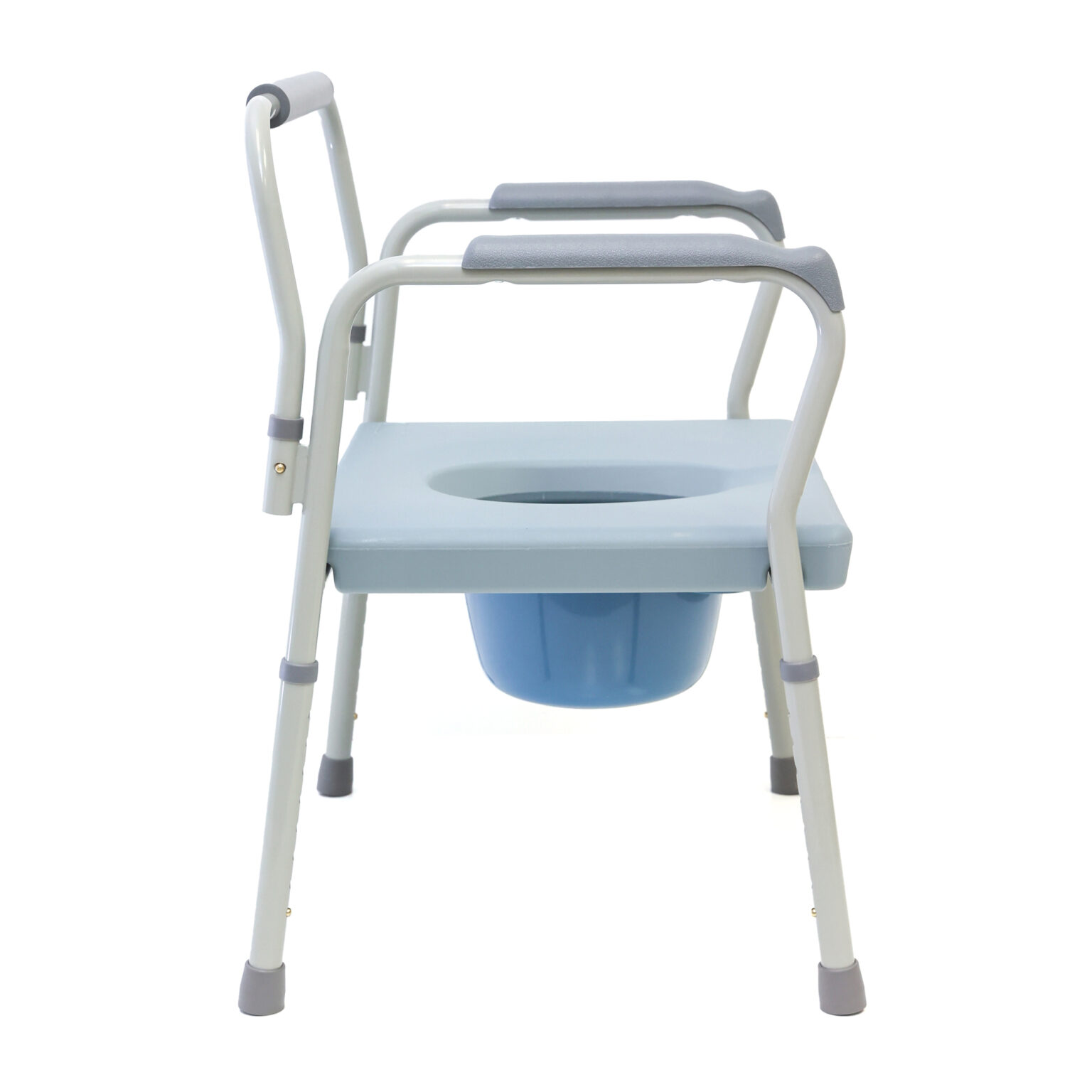AireMed 3 in 1 Heavy Duty Bedside Commode Over Toilet Bariatric